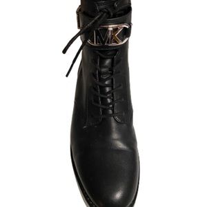Michael Kors Black Kincaid Combat Boot